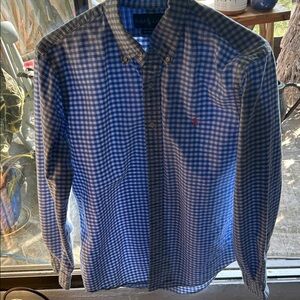 Ralph Lauren Men's Blue Gingham Shirt